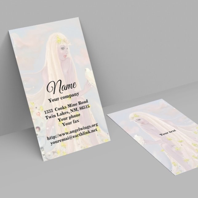 Spring Goddess Business Card (Creator Uploaded)