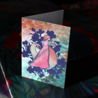 Spring Goddess Butterfly Art
