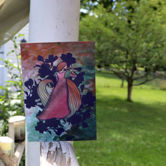 Spring Goddess Butterfly Art Card (Creator Uploaded)