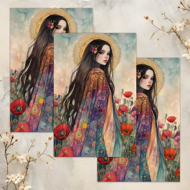 SPRING GODDESS DECOUPAGE TISSUE PAPER (SPRING GODDESS DECOUPAGE TISSUE PAPER)