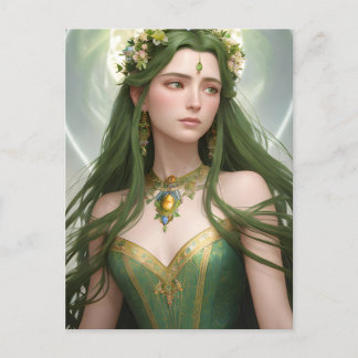 Spring Goddess Postcard