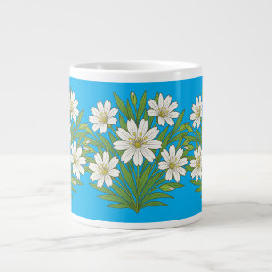 Spring good vibes large coffee mug