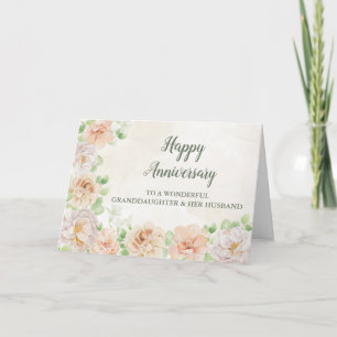 Spring Granddaughter & Her Husband Anniversary Card