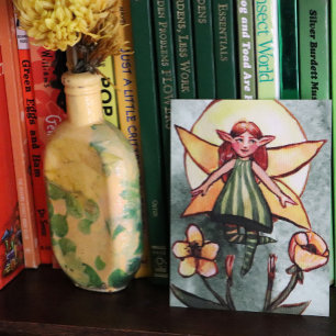 Spring Green Fairy                                 Holiday Postcard