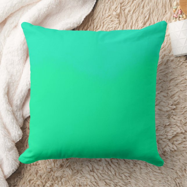 Spring Green Gradient  Cushion (Blanket)