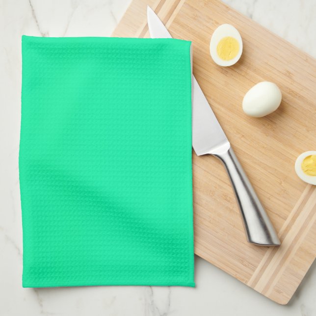 Spring Green Gradient  Tea Towel (Quarter Fold)