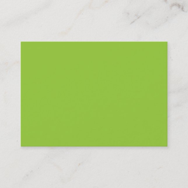 Spring Green - Light Green Template Blank Business Card (Front)