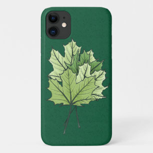 Spring Green Maple Leaves Nature Lover Case-Mate iPhone Case