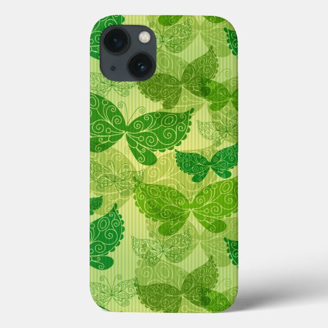 Spring Green Pattern Case-Mate iPhone Case (Back)