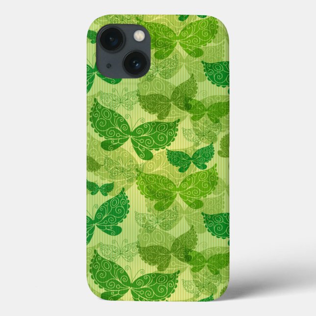 Spring Green Pattern Case-Mate iPhone Case (Back)