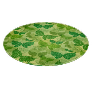 Spring Green Pattern Cutting Board
