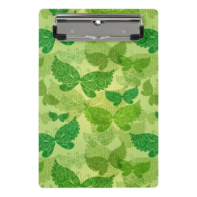 Spring Green Pattern Mini Clipboard (Front)