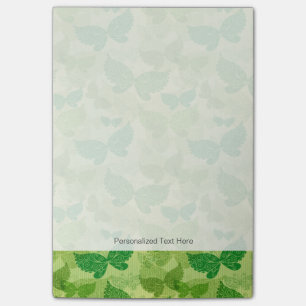 Spring Green Pattern Post-it Notes