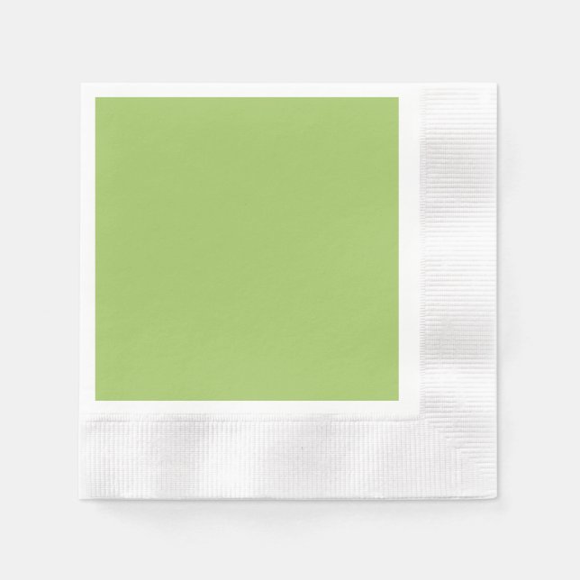 Spring Green, Plain Light Green, Solid Light Green Napkin (Front)