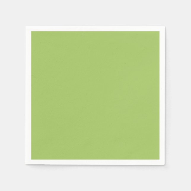 Spring Green, Plain Light Green, Solid Light Green Napkin (Front)