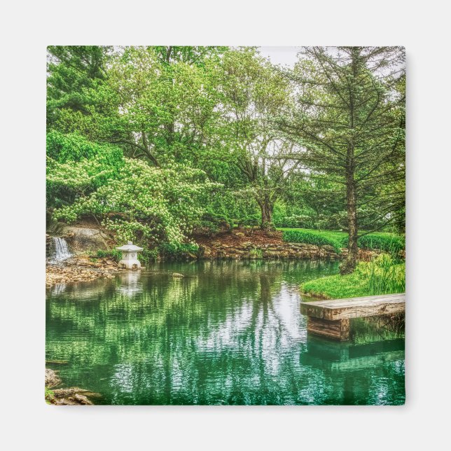 Spring Green Reflections Magnet (Front)