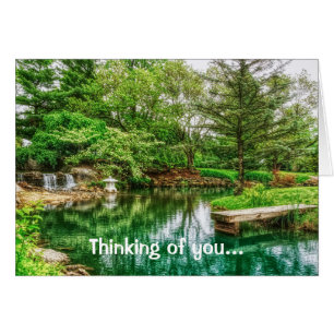 Spring Green Reflections Thinking of You