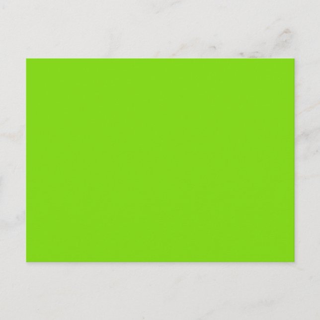 SPRING GREEN (solid colour) ~ Postcard (Front)