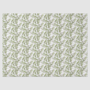 spring green tissue paper