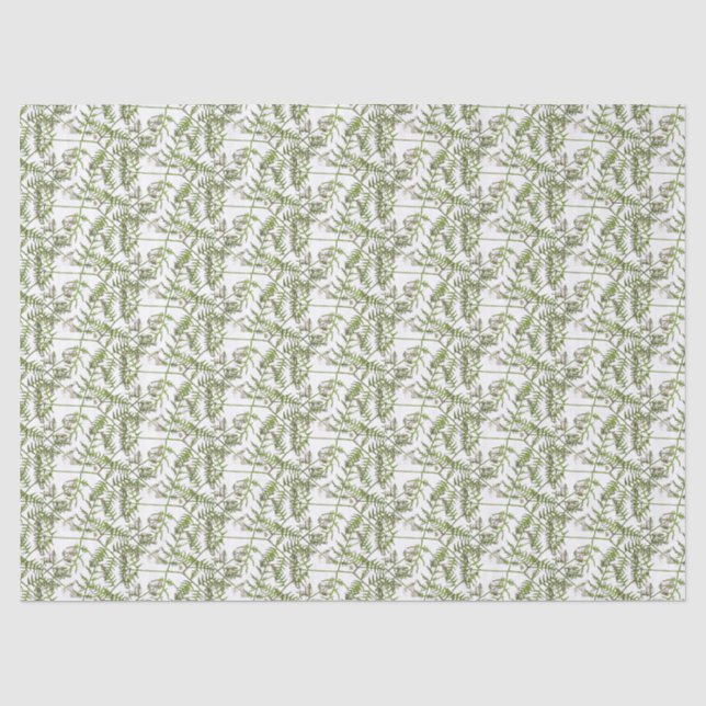 spring green  tissue paper (Front)