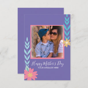 Spring Greenery Happy Mother's Day Card