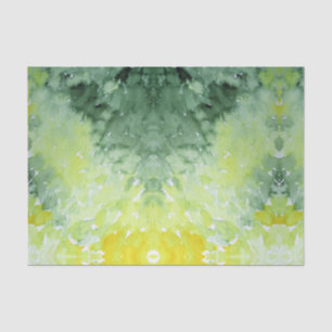 Spring Greens Summer tie dye watercolor Tissue Paper