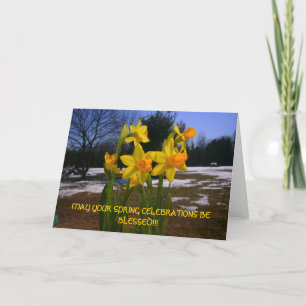 SPRING GREETING CARD