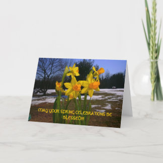 SPRING GREETING CARD