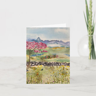 Spring greeting card - four seasons collection