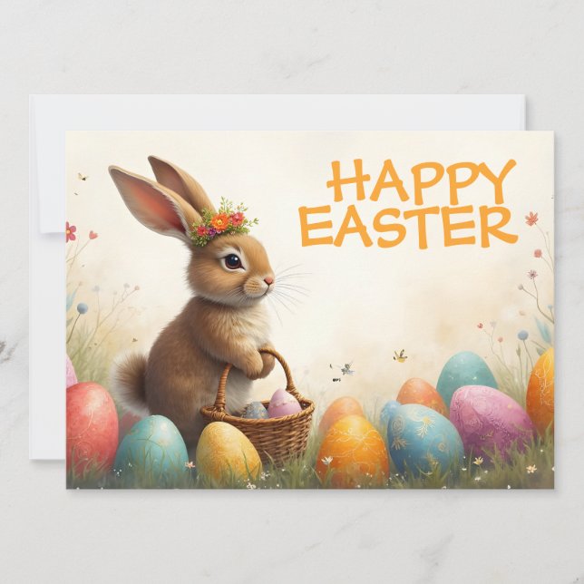 Spring Greetings from the Easter Bunny (Front)
