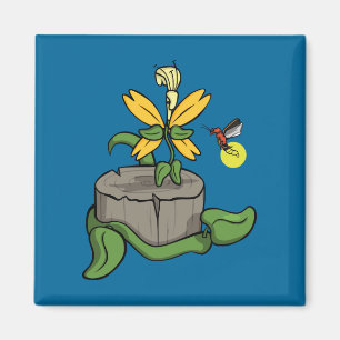 Spring Greets Summer Magnet