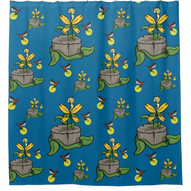 Spring Greets Summer Shower Curtain (Front)