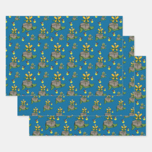 Spring Greets Summer Wrapping Paper Set