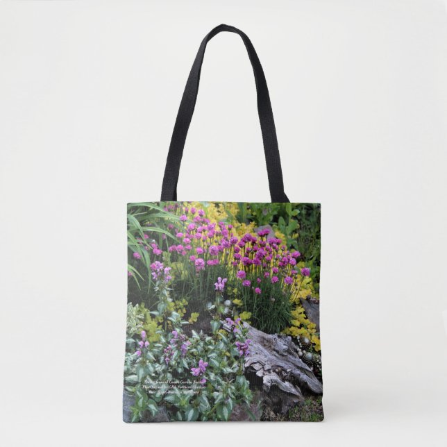 Spring Ground Covers Garden Border Tote Bag (Front)
