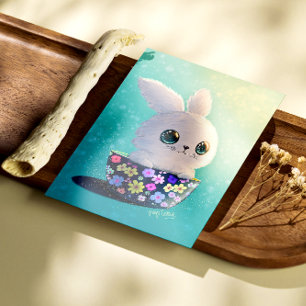 Spring Guardian: little Bunny in Bloom Poster