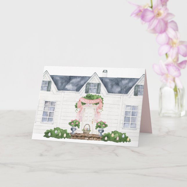 Spring | Happy Easter | House Card (Orchid)