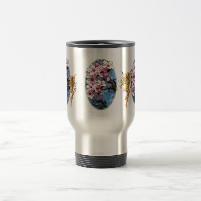 Spring has arrived travel mug (Center)