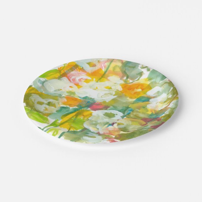 Spring has Sprung II Paper Plate (Angled)