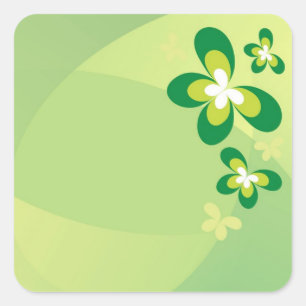 Spring Has Sprung Square Sticker