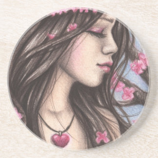 Spring Heart Coaster