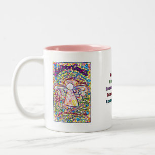 Spring Hearts Cancer Angel Mug