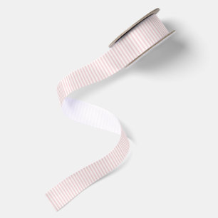 Spring Heritage Stripes Soft Blush ll Satin Ribbon