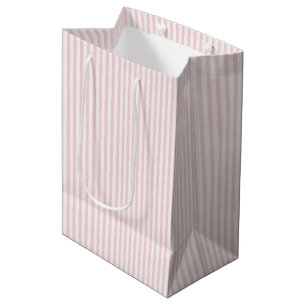 Spring Heritage Stripes Soft Blush Medium Gift Bag