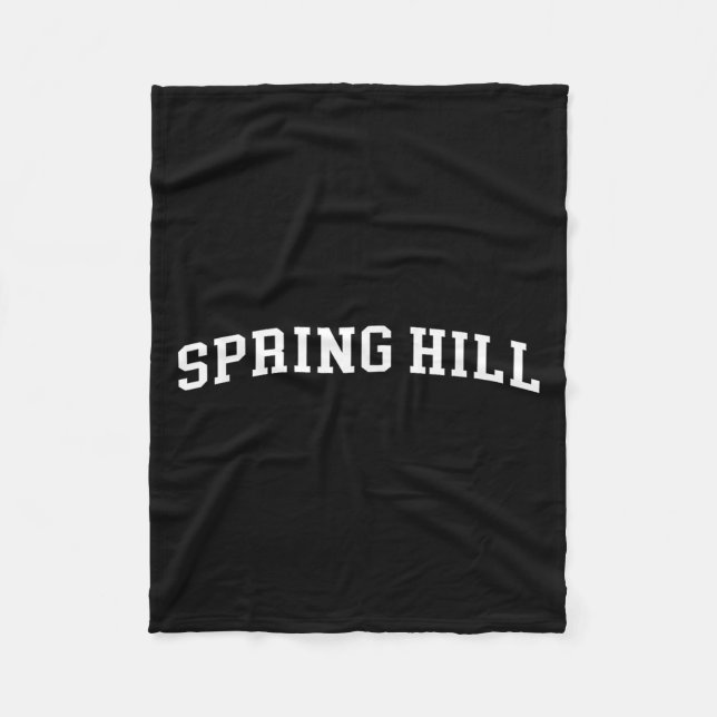 Spring Hill  Fleece Blanket (Front)