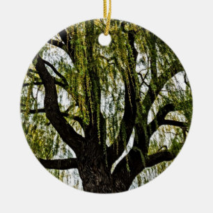 spring hopes muted ceramic tree decoration