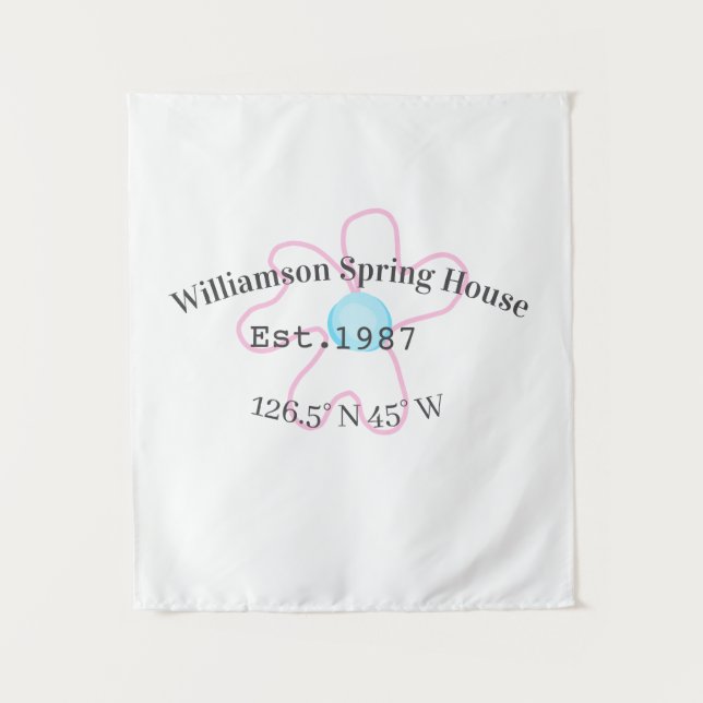 Spring house coordinates latitude longitude name d tapestry (Front)