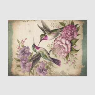 Spring Hummingbirds Tissue Paper