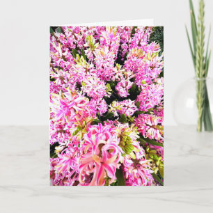 Spring Hyacinth Blank Card