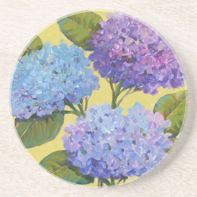 Spring Hydrangeas I Coaster (Front)