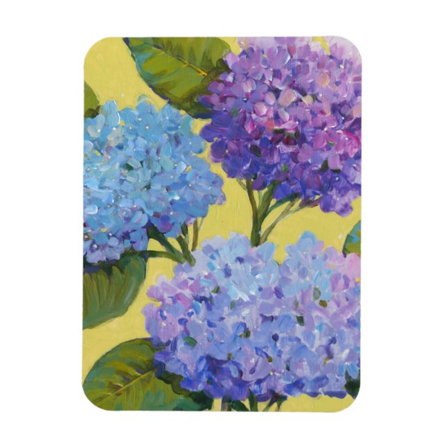 Spring Hydrangeas I Magnet (Vertical)